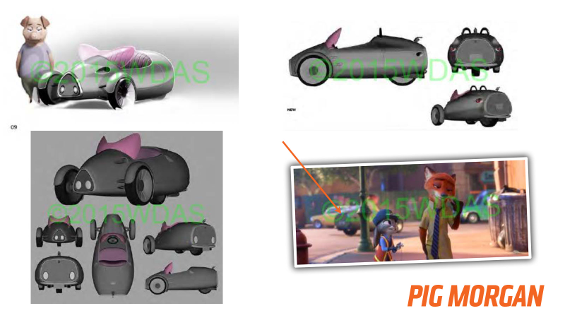 Illustration for article titled The Fantastic Cars Of Disney’s Zootopia Came From This Iconic Designer
